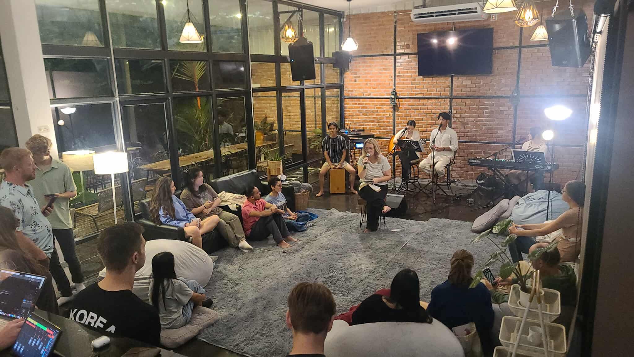 House church fellowship gathering